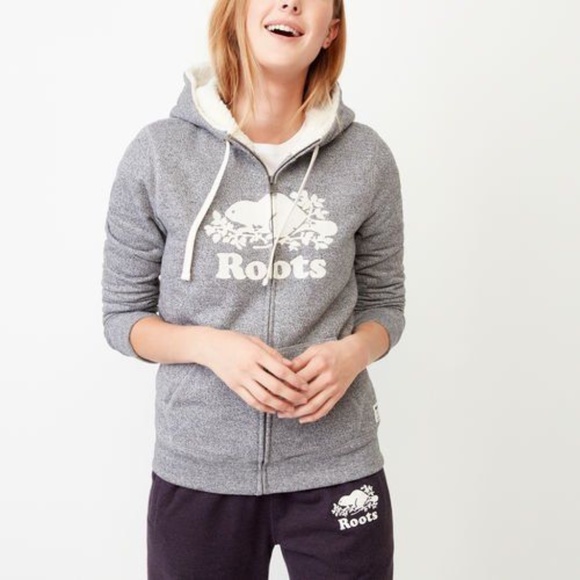 Roots Women's Gray Hoodie - Picture 2 of 8